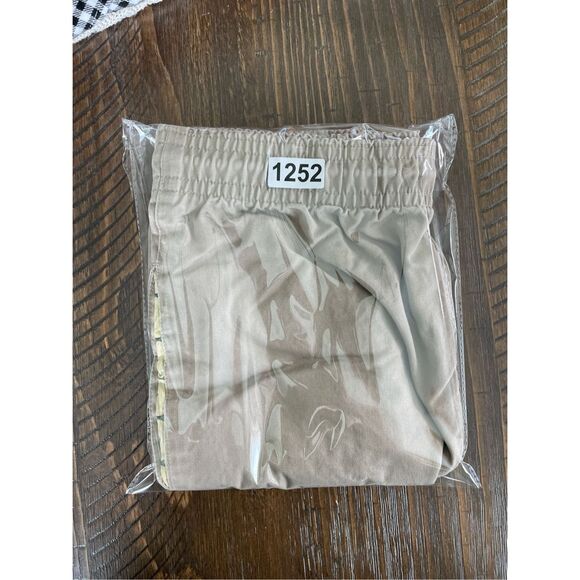 I Love Ugly Tapered Jogger Pants‎ Men M Beige Casual Zip Ankle Urban Streetwear - Picture 12 of 12